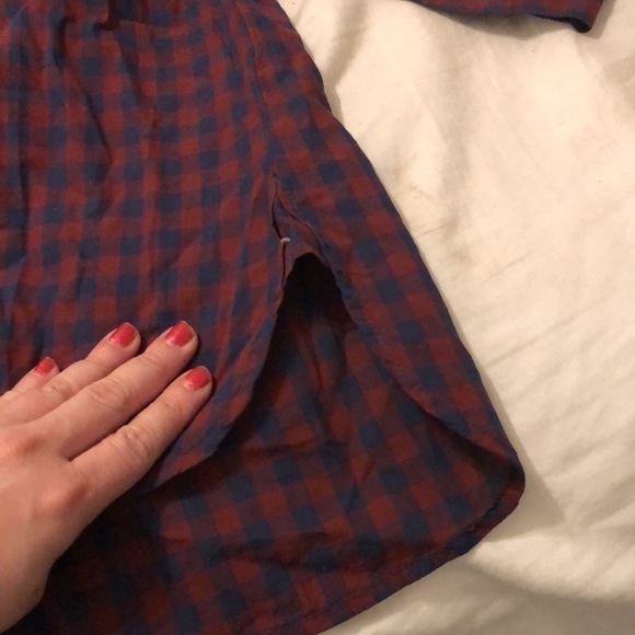 Old Navy Checkered Long Sleeve Tunic Size Extra Small - Picture 7 of 7